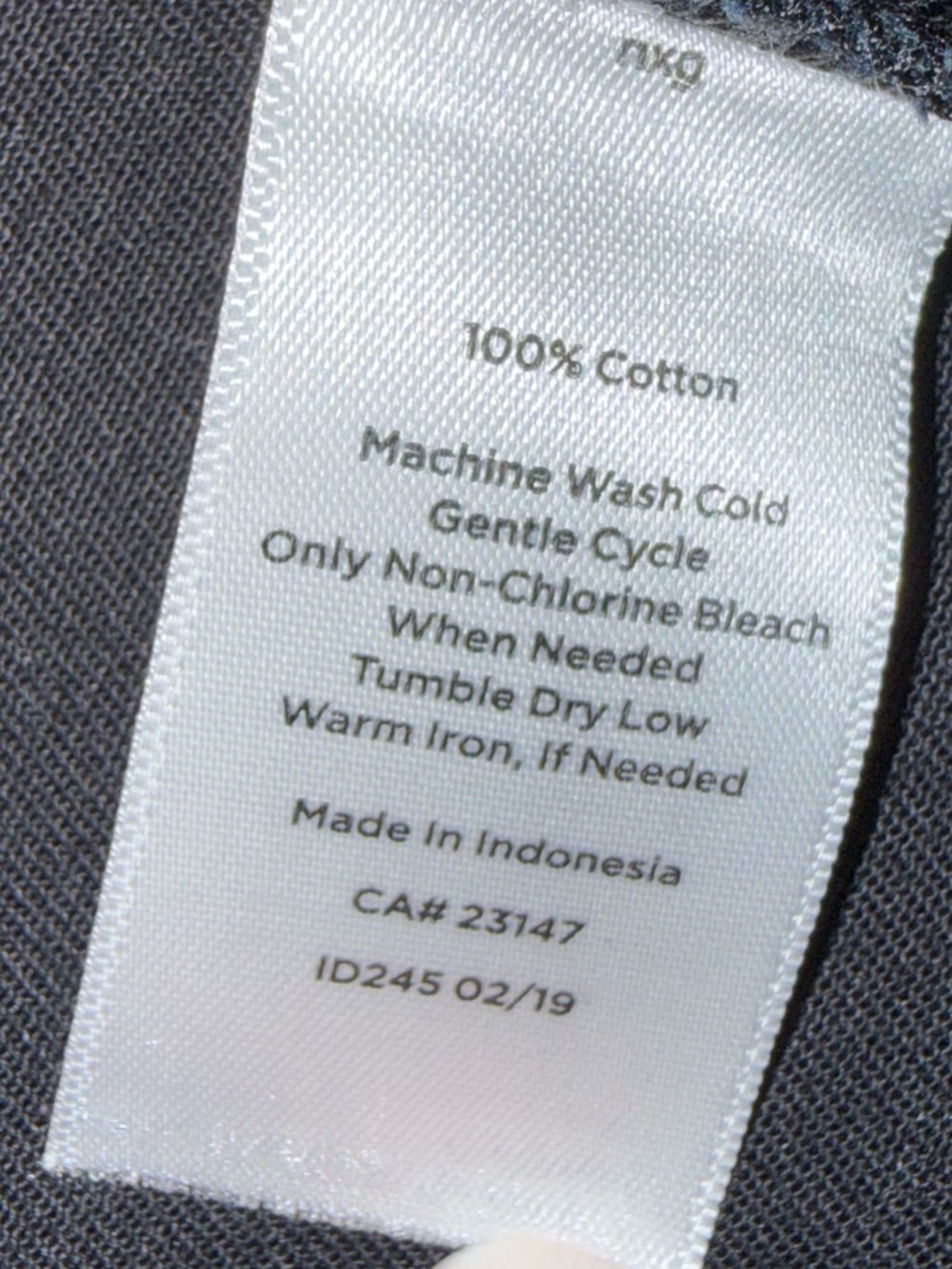 Talbots Black Denim Utility Jacket Gold Snap Button 100% Cotton NWOT Petite 8 - Picture 8 of 10